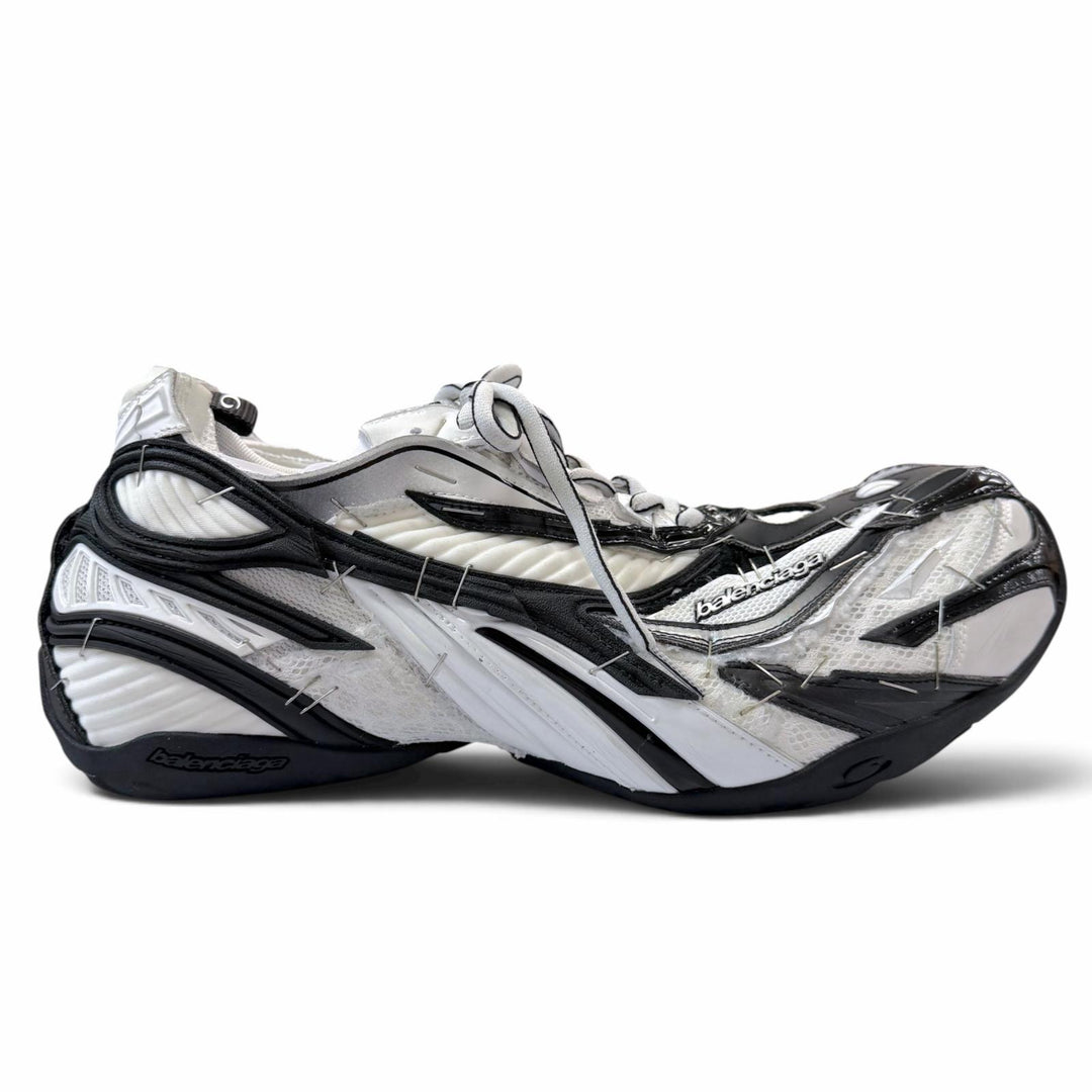 Excellent BALENCIAGA sneakers Soleless Sneakers Lace up white mesh EU40 841506