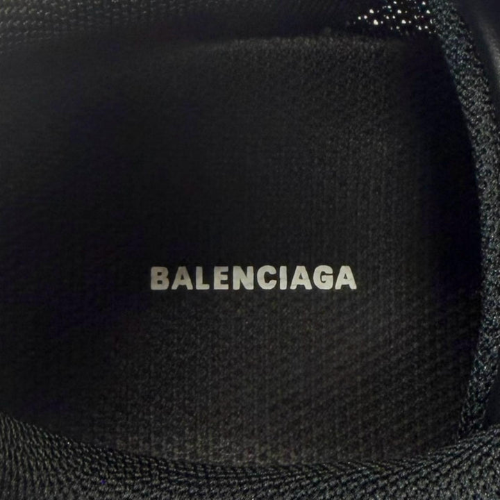 Excellent BALENCIAGA Low cut sneakers Radar Sneaker Lace up black mesh 41 865703
