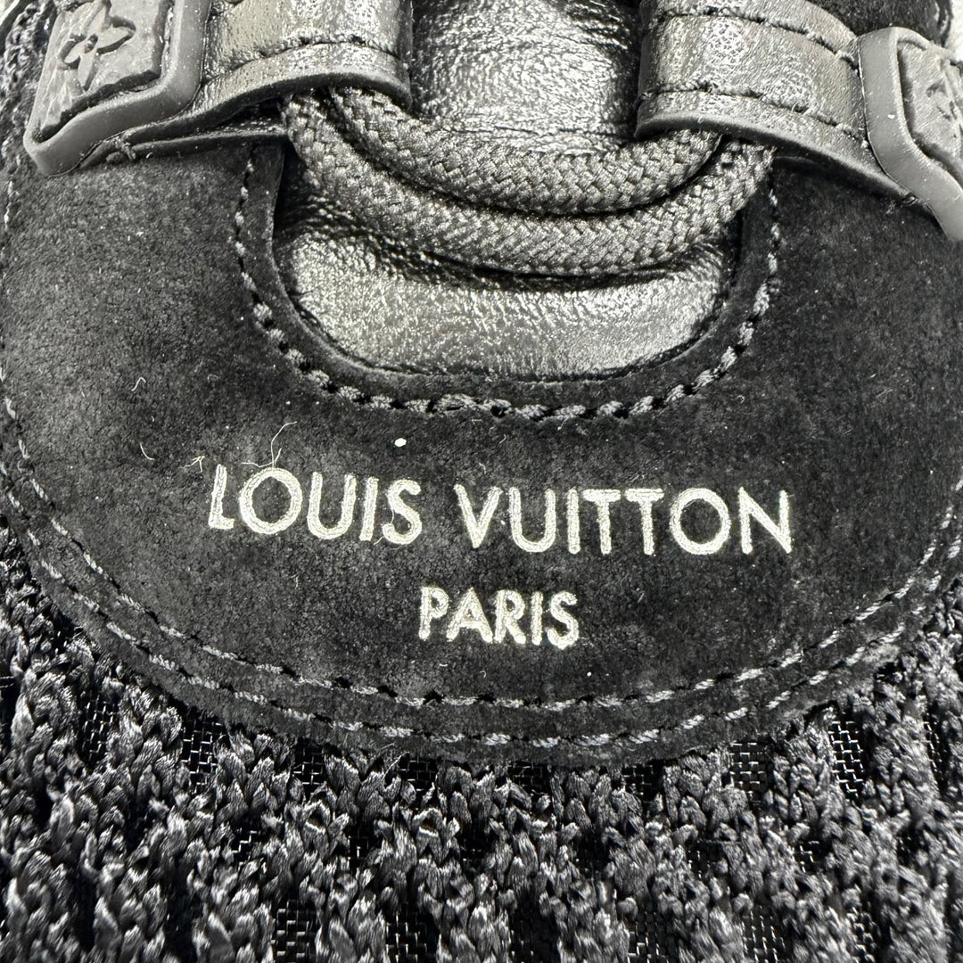 Excellent LOUIS VUITTON Low cut sneakers LV Sneakers Monogram black Women IT 38