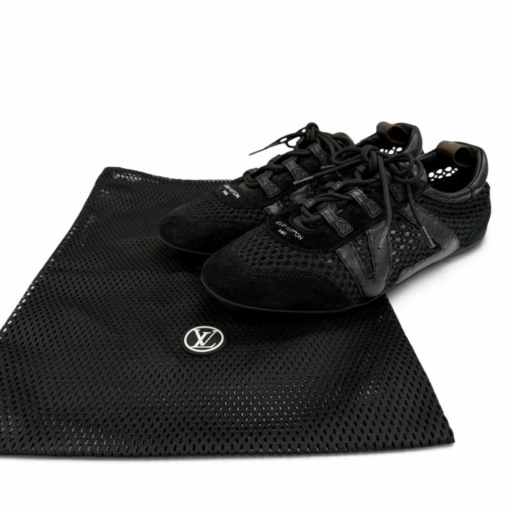 Excellent LOUIS VUITTON Low cut sneakers LV Sneakers Monogram black Women IT 38