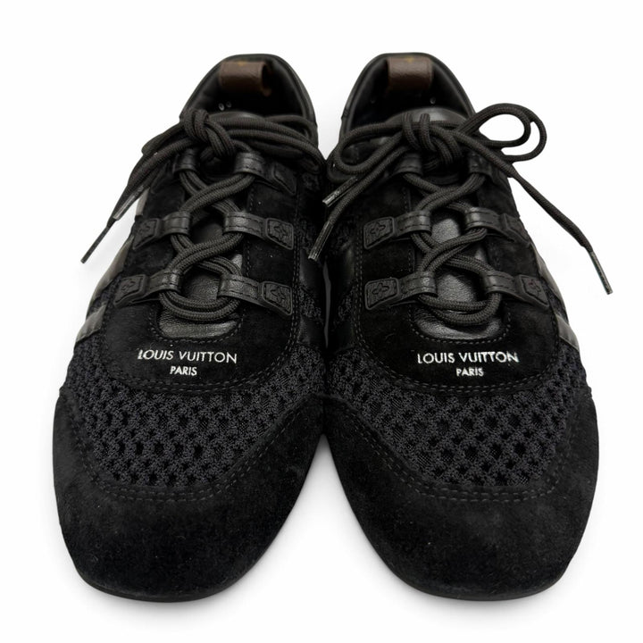 Excellent LOUIS VUITTON Low cut sneakers LV Sneakers Monogram black Women IT 38
