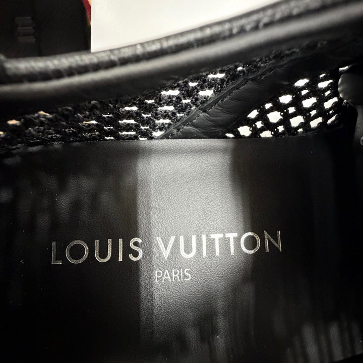 Excellent LOUIS VUITTON Low cut sneakers LV Sneakers Monogram black Women IT 38