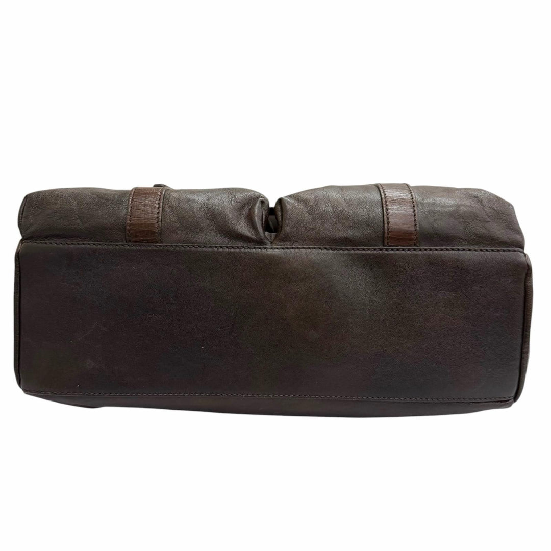 Excellent DOLCE&GABBANA Shoulder Bag Antique Leather Messenger Bag