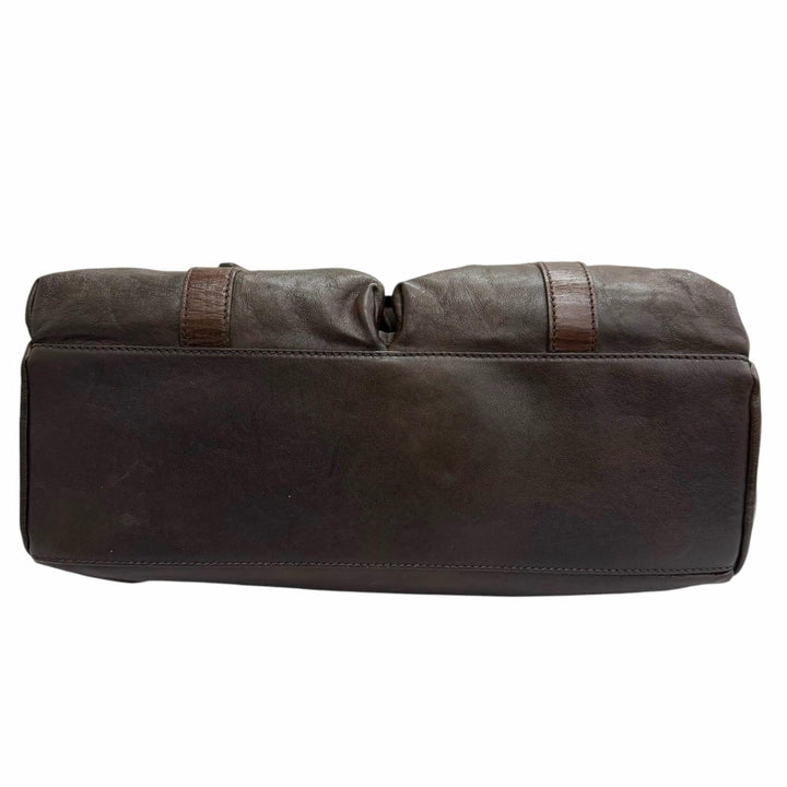 Excellent DOLCE&GABBANA Shoulder Bag Antique Leather Messenger Bag