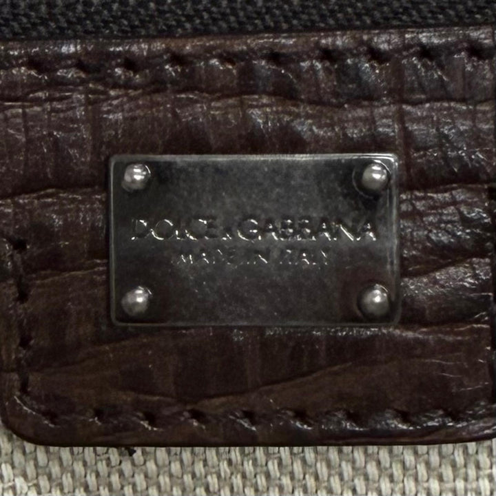 Excellent DOLCE&GABBANA Shoulder Bag Antique Leather Messenger Bag