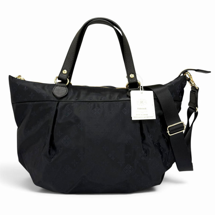 Pristine russet Tote Bag Monogram nylon jacquard 2-way bag with pouch polyester