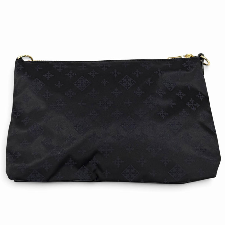 Pristine russet Tote Bag Monogram nylon jacquard 2-way bag with pouch polyester
