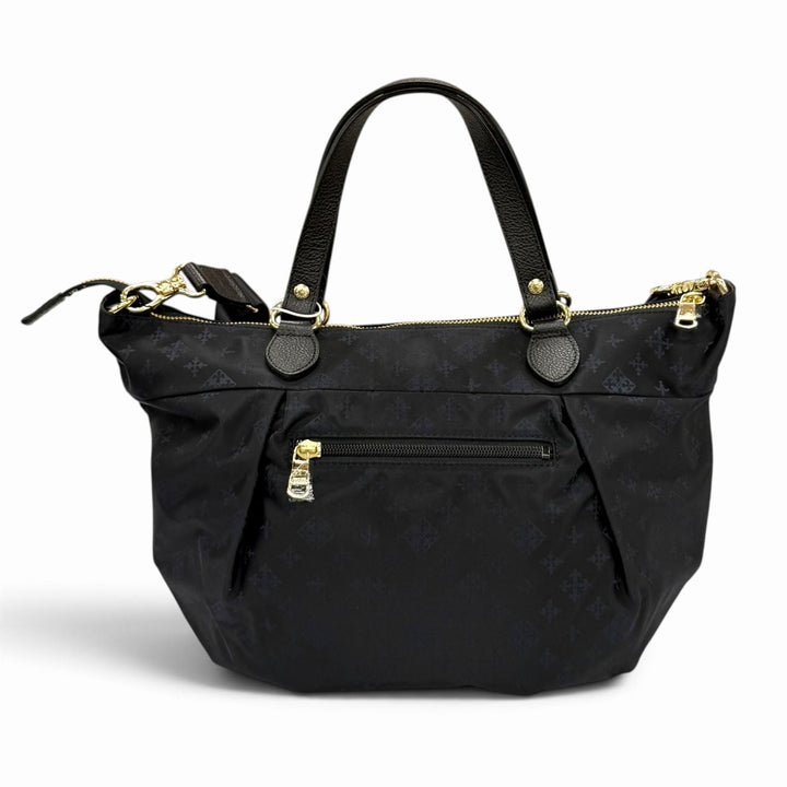 Pristine russet Tote Bag Monogram nylon jacquard 2-way bag with pouch polyester