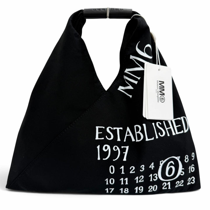 Pristine MM6 Maison Margiela Handbag canvas black cotton Women