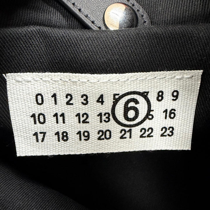 Pristine MM6 Maison Margiela Handbag canvas black cotton Women
