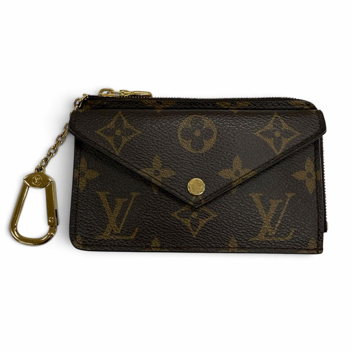 Excellent LOUIS VUITTON Coin case Card Case Porto Cult Recto Verso Brown M69431