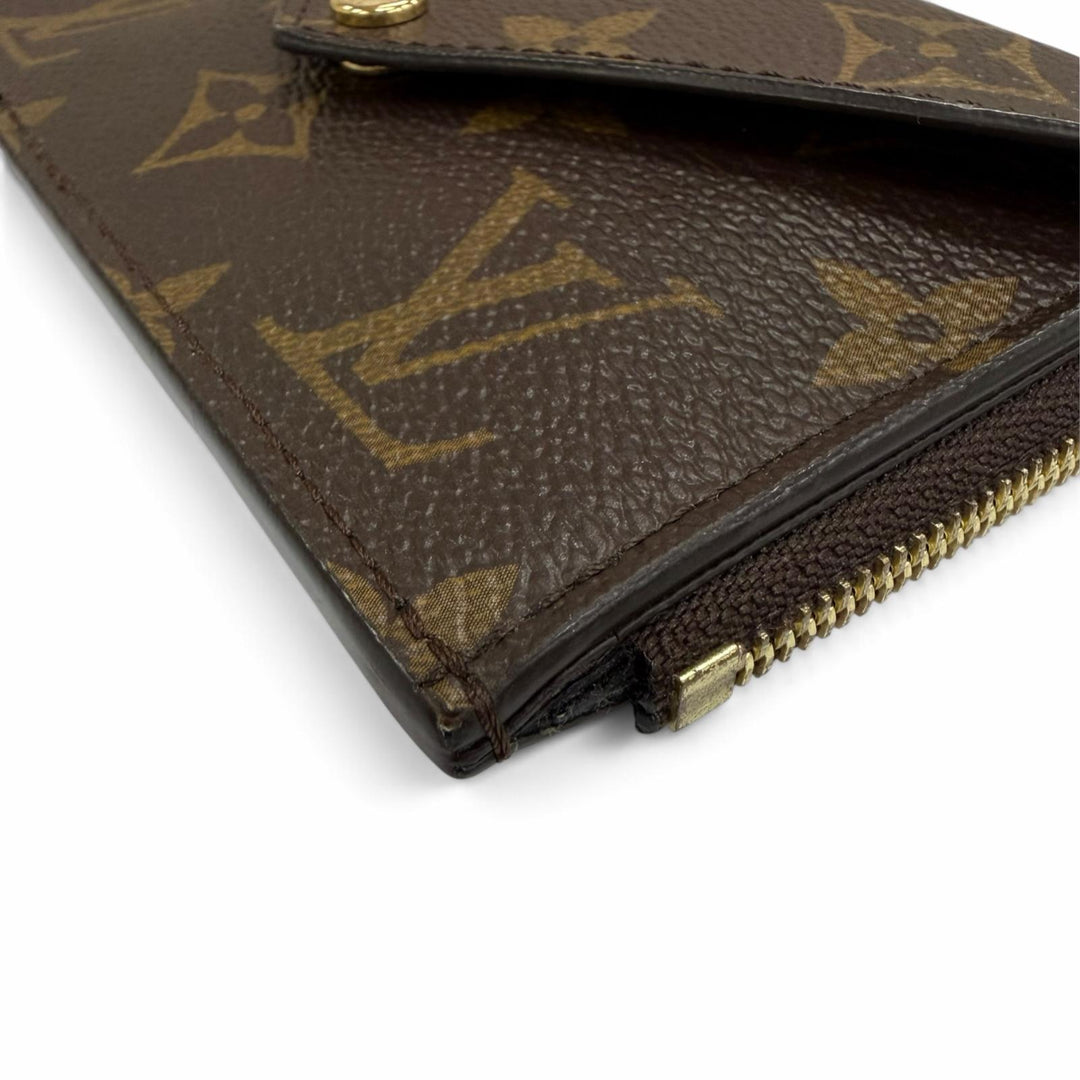 Excellent LOUIS VUITTON Coin case Card Case Porto Cult Recto Verso Brown M69431