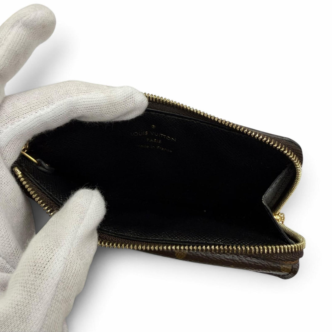 Excellent LOUIS VUITTON Coin case Card Case Porto Cult Recto Verso Brown M69431
