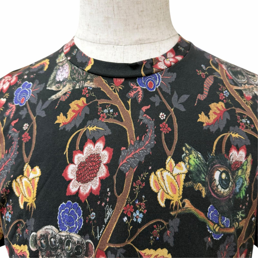 Excellent LOUIS VUITTON Short sleeve T-shirt Chapman Brothers Garden in Hell XS