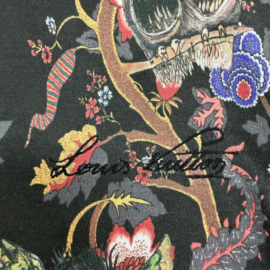 Excellent LOUIS VUITTON Short sleeve T-shirt Chapman Brothers Garden in Hell XS