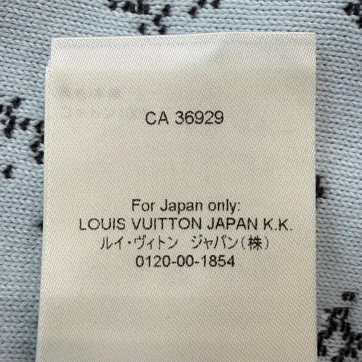 Excellent LOUIS VUITTON hoodie Gradient Cotton Hoodie Monogram Navy cotton L