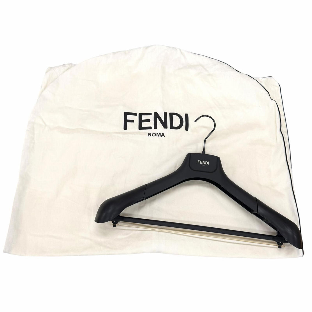 Excellent FENDI Jacket beige Virgin wool Women IT 38 FJ6993 A5HD