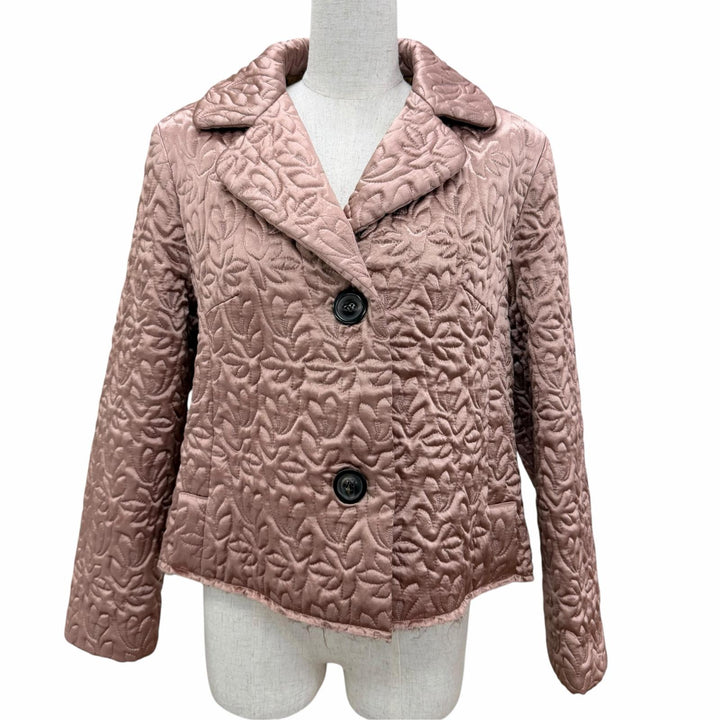 Pristine Maison Margiela 10 Jacket Cut-off design, padded, quilted Pink IT 36
