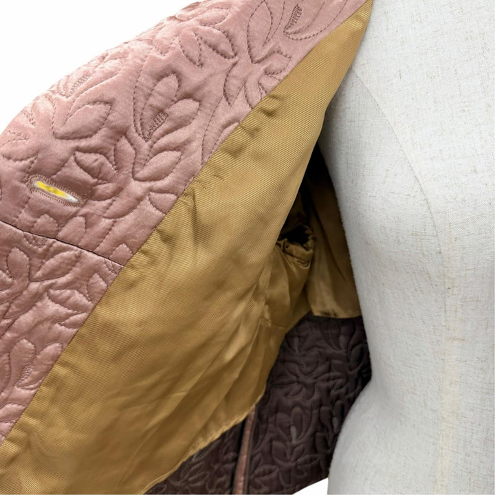 Pristine Maison Margiela 10 Jacket Cut-off design, padded, quilted Pink IT 36
