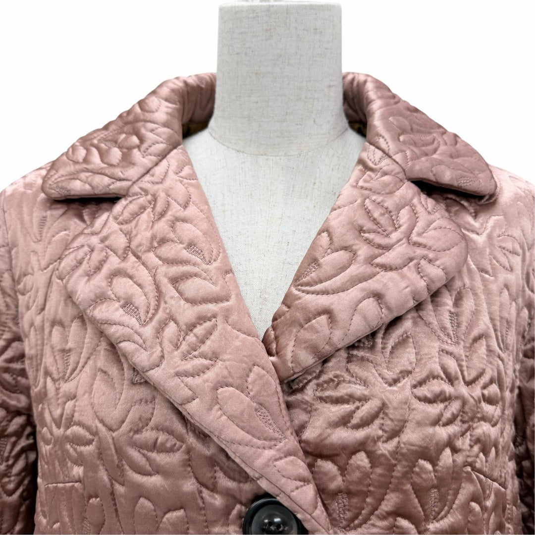 Pristine Maison Margiela 10 Jacket Cut-off design, padded, quilted Pink IT 36