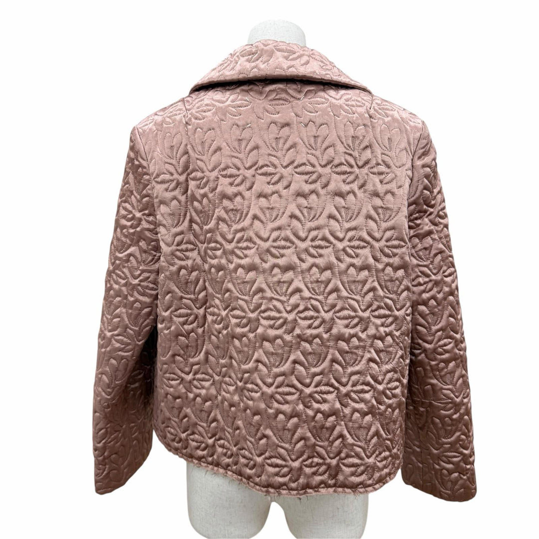 Pristine Maison Margiela 10 Jacket Cut-off design, padded, quilted Pink IT 36