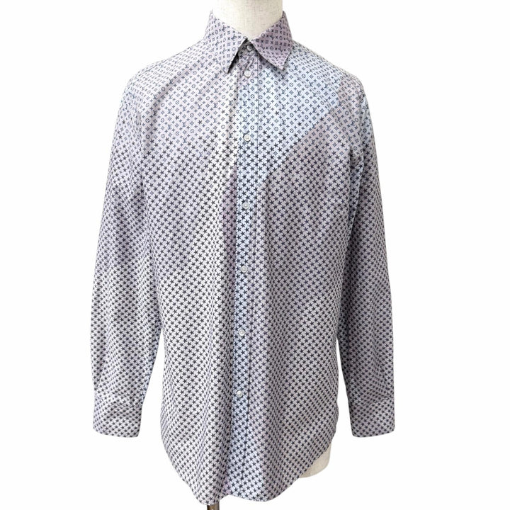 Great LOUIS VUITTON Long sleeve shirt Star Monogram All-Over Print multicolor