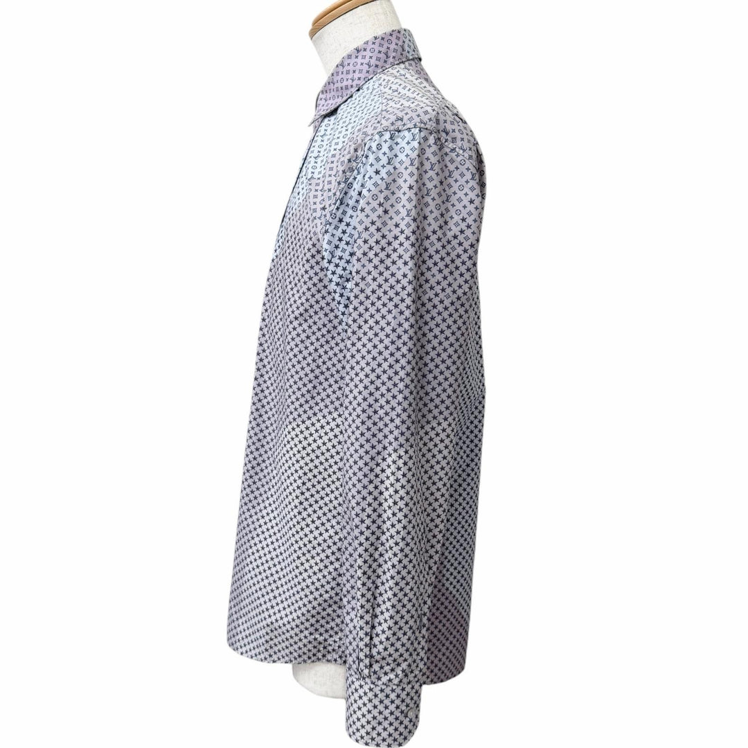 Great LOUIS VUITTON Long sleeve shirt Star Monogram All-Over Print multicolor