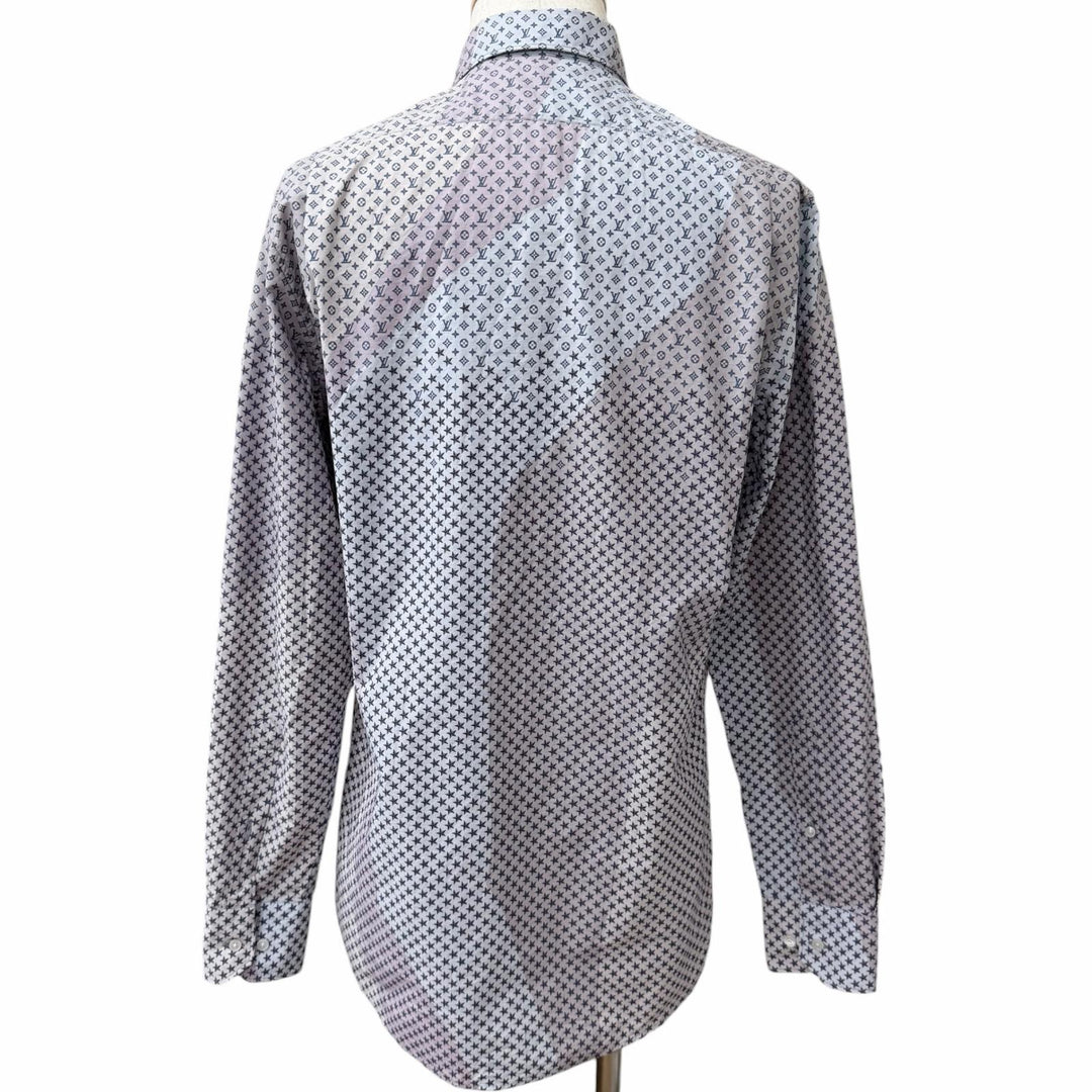 Great LOUIS VUITTON Long sleeve shirt Star Monogram All-Over Print multicolor