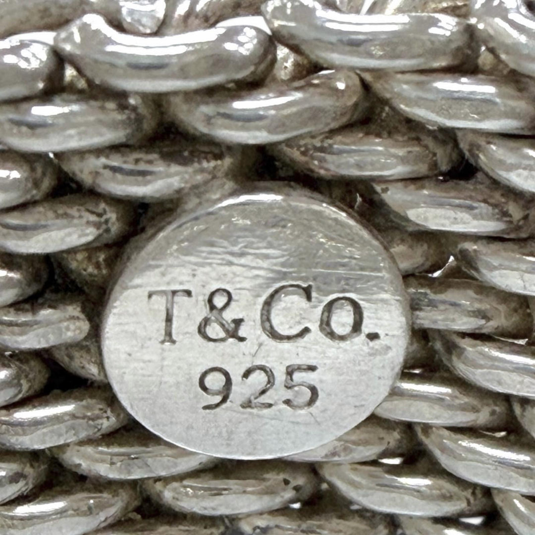 Great TIFFANY&Co. Ring ring somerset mesh ring Silver 925 mens