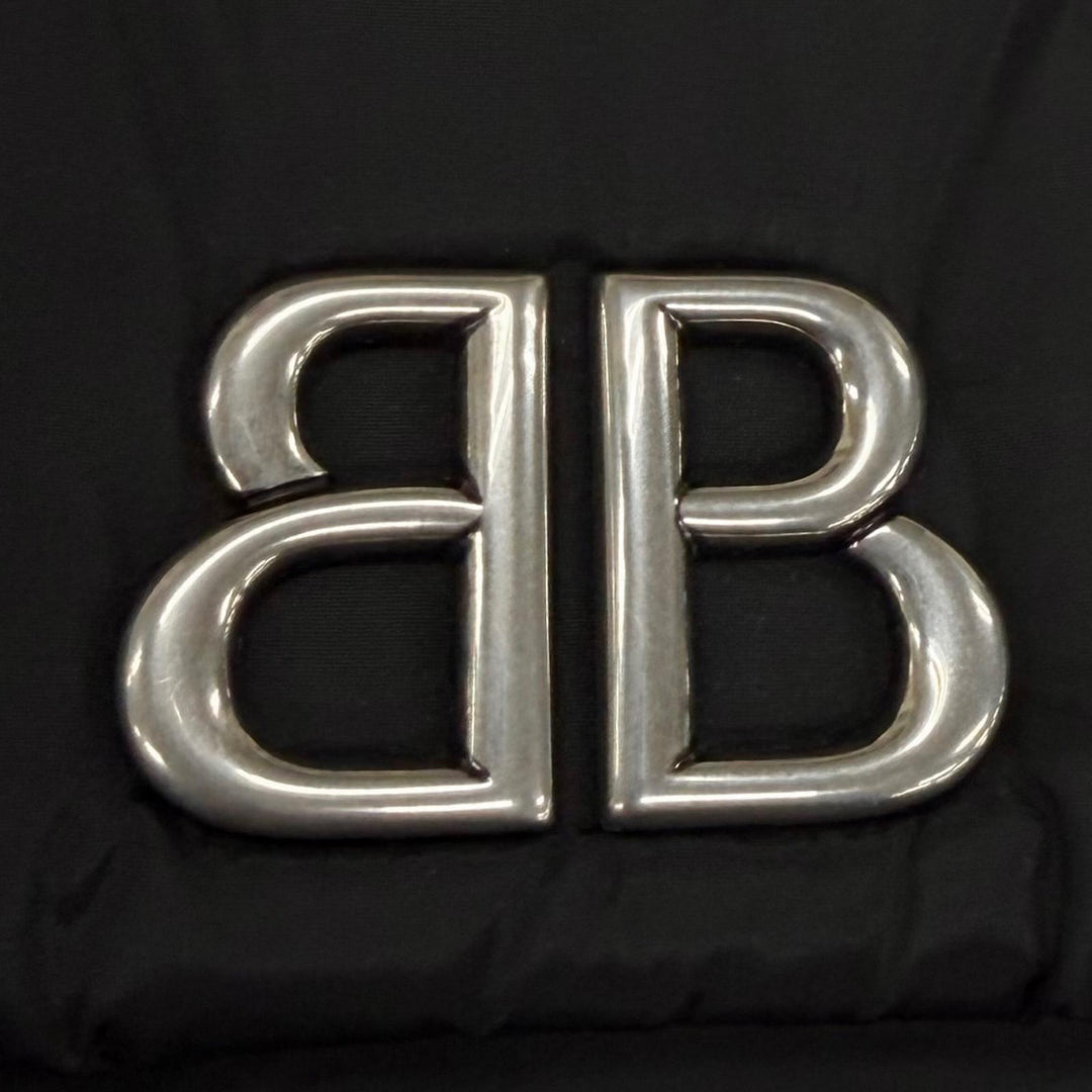 Pristine BALENCIAGA Shoulder Bag Logo Metal Monaco Mini Chain polyamide 792977