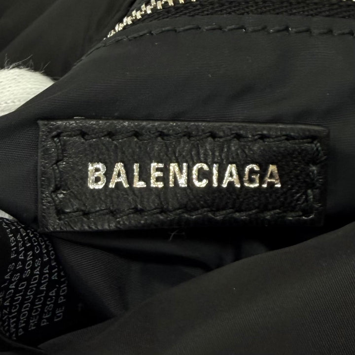 Pristine BALENCIAGA Shoulder Bag Logo Metal Monaco Mini Chain polyamide 792977