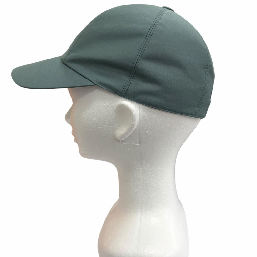 Pristine HERMES cap Serena apron doll patch Serie button Green system cotton