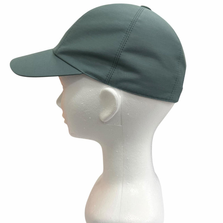 Pristine HERMES cap Serena apron doll patch Serie button Green system cotton