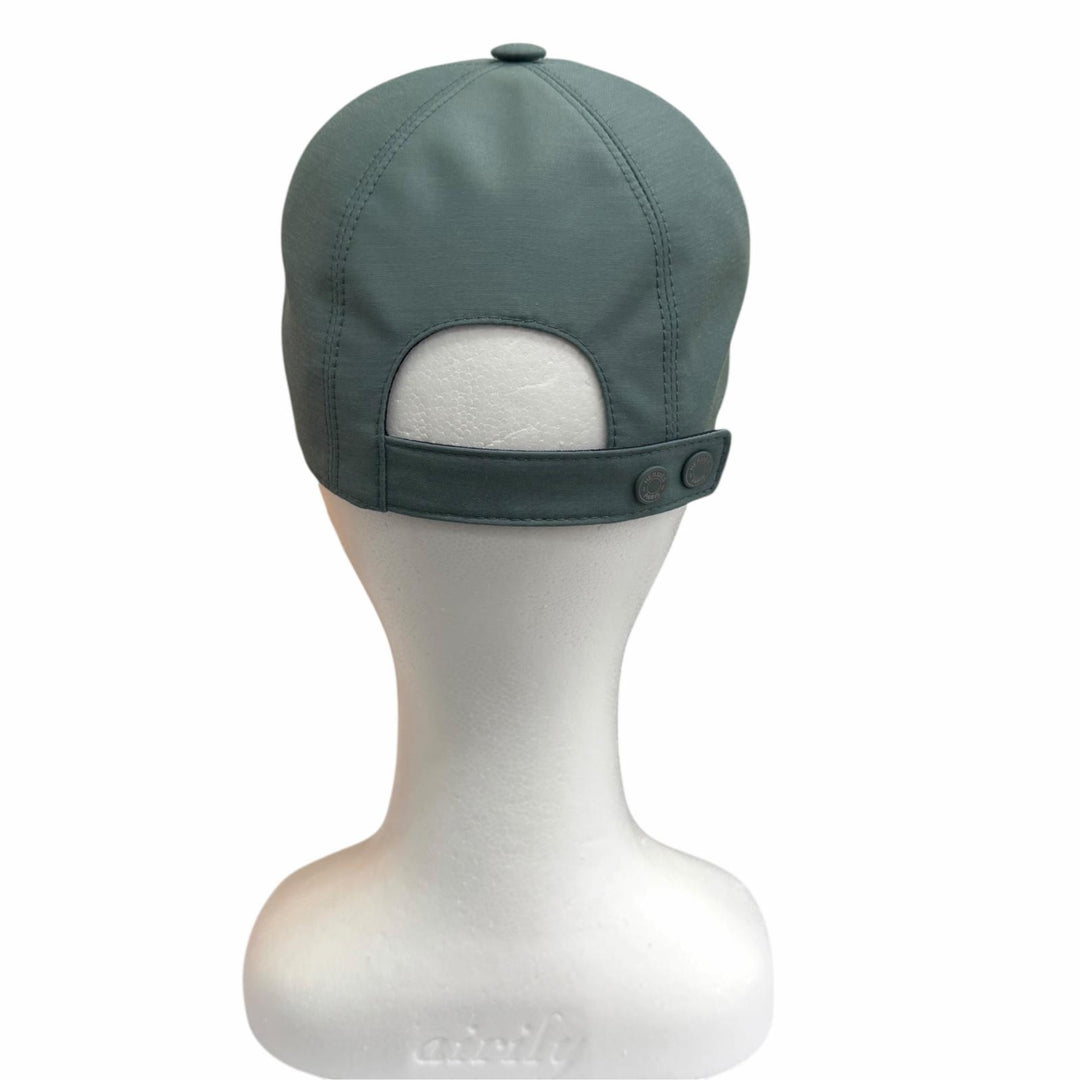 Pristine HERMES cap Serena apron doll patch Serie button Green system cotton