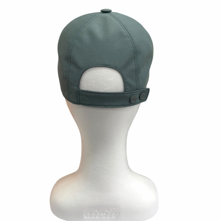 Pristine HERMES cap Serena apron doll patch Serie button Green system cotton