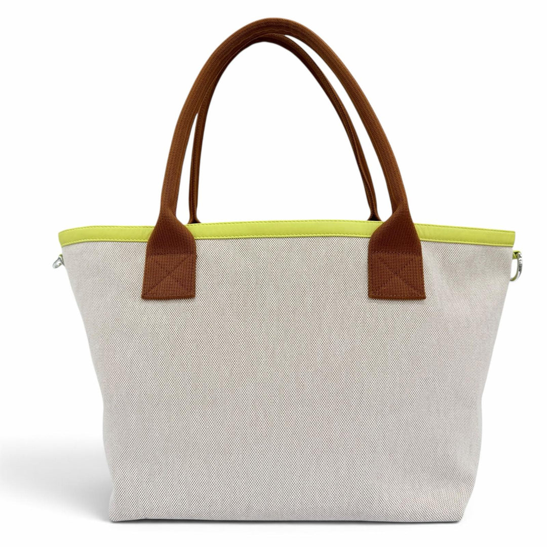 Excellent HERMES Tote Bag So natural canvas Women
