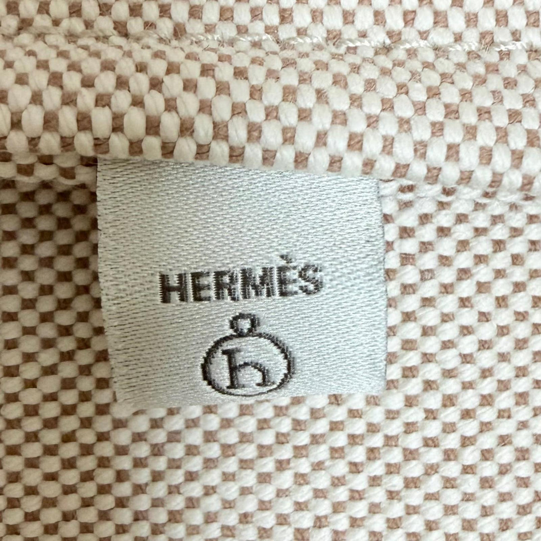 Excellent HERMES Tote Bag So natural canvas Women