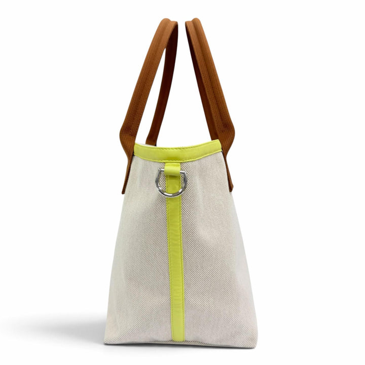 Excellent HERMES Tote Bag So natural canvas Women
