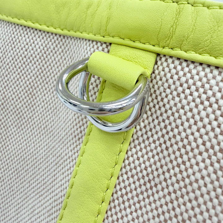 Excellent HERMES Tote Bag So natural canvas Women
