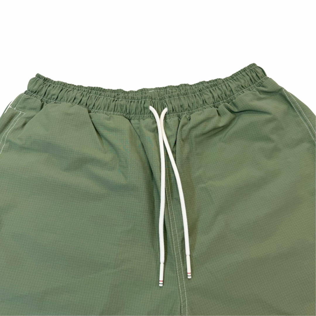 Pristine THOM BROWNE Shorts Signature Stripe Half Pants khaki cotton mens 2