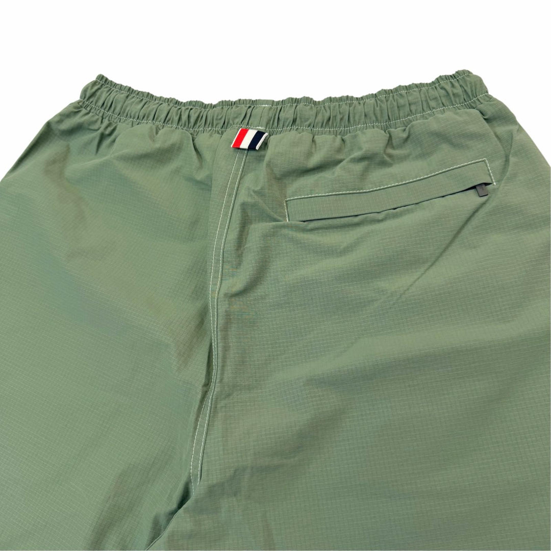 Pristine THOM BROWNE Shorts Signature Stripe Half Pants khaki cotton mens 2