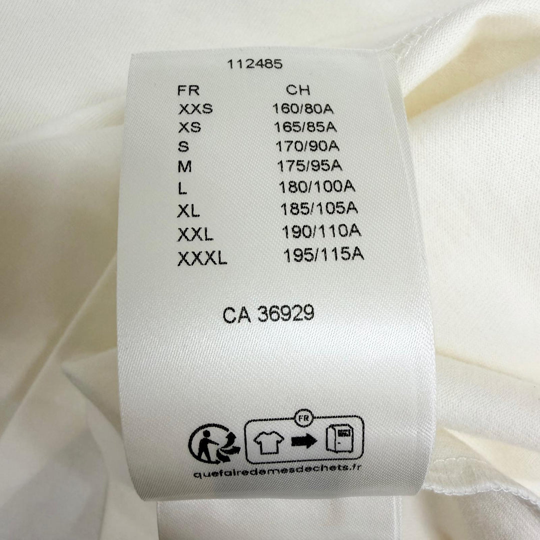 Excellent LOUIS VUITTON Short sleeve T-shirt LV logo embossed inside out