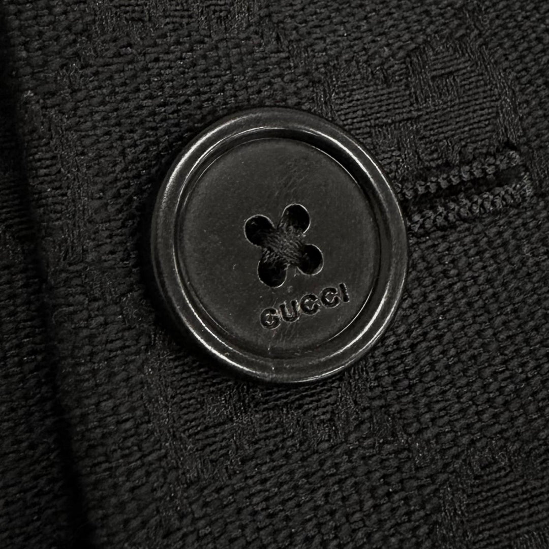 Great GUCCI tailored jacket Cotton & GG Canvas Jacket single