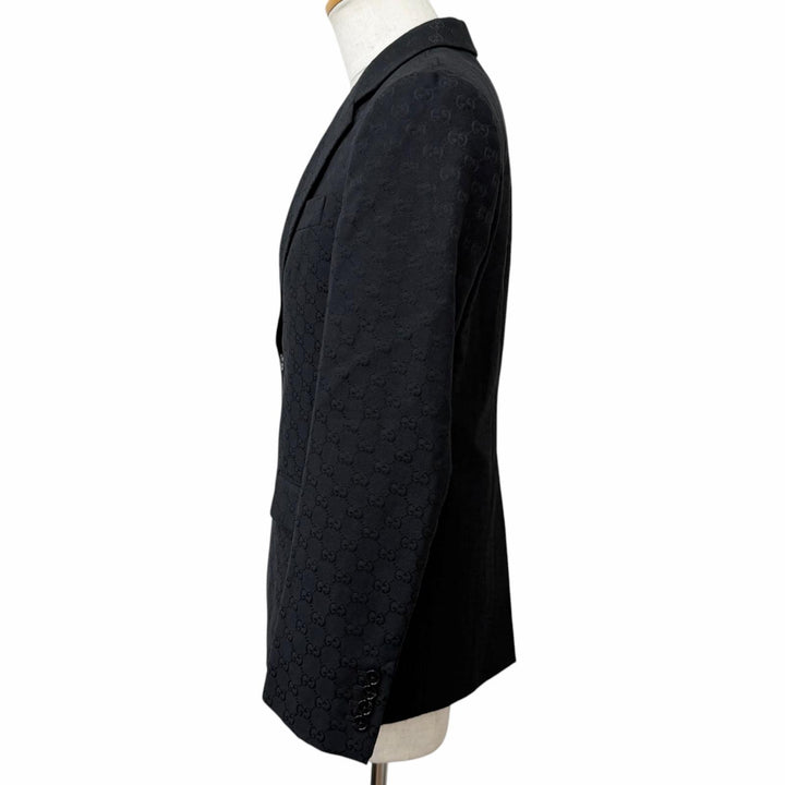 Great GUCCI tailored jacket Cotton & GG Canvas Jacket single