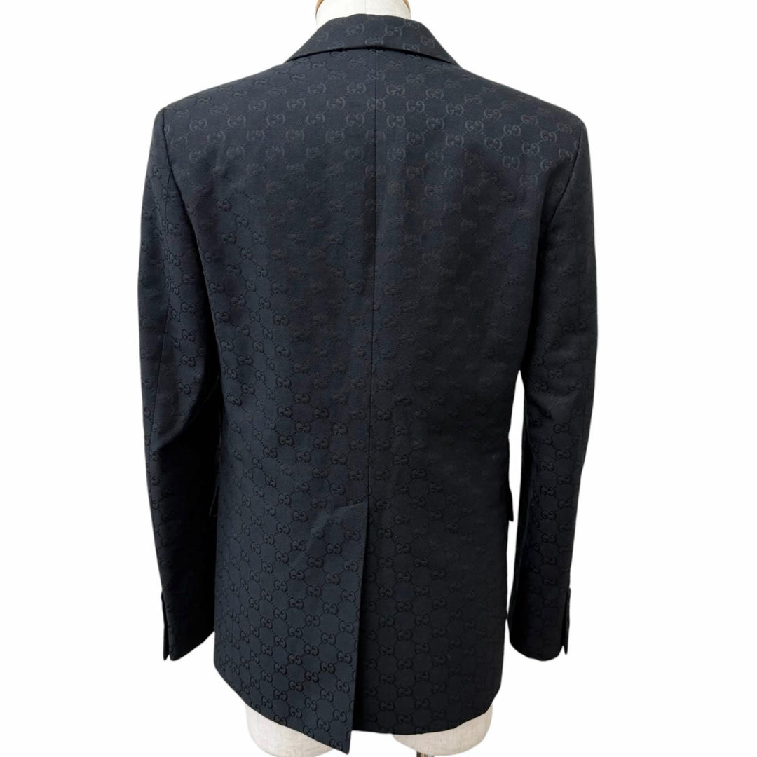Great GUCCI tailored jacket Cotton & GG Canvas Jacket single