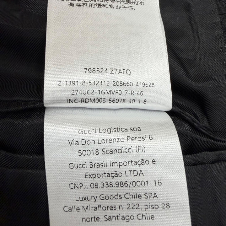Great GUCCI tailored jacket Cotton & GG Canvas Jacket single