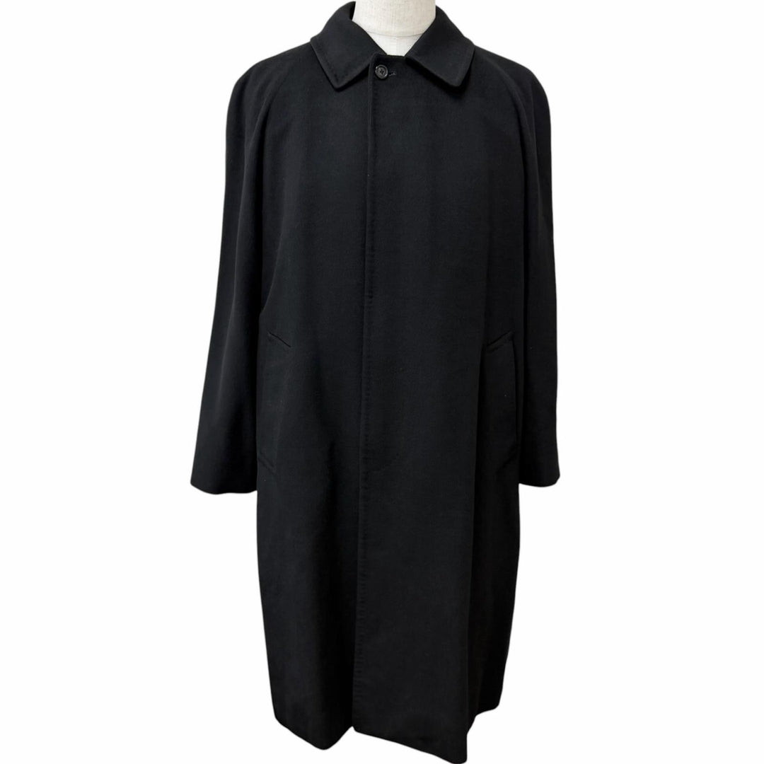 Great BURBERRY LONDON coat black cashmere mens