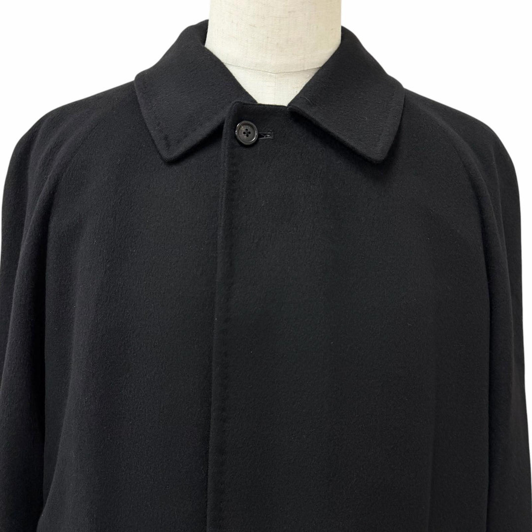 Great BURBERRY LONDON coat black cashmere mens