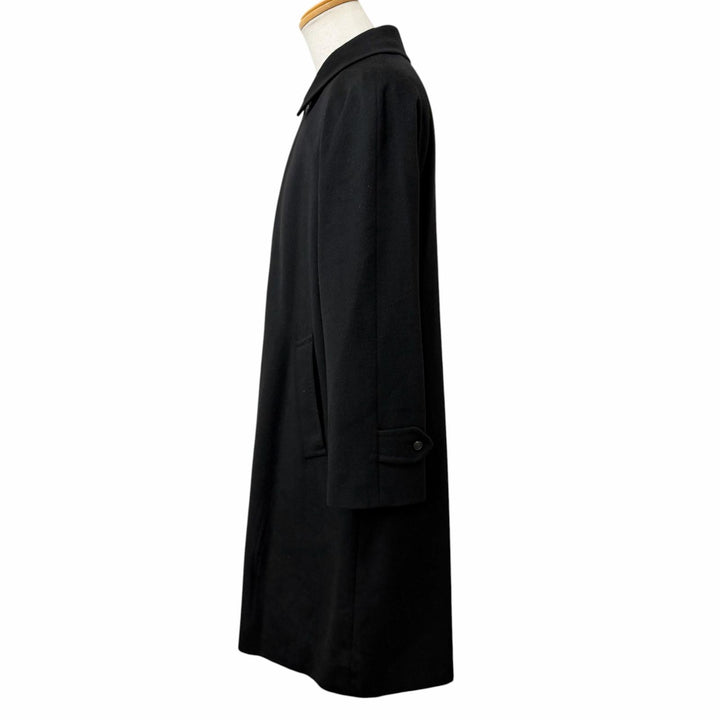 Great BURBERRY LONDON coat black cashmere mens