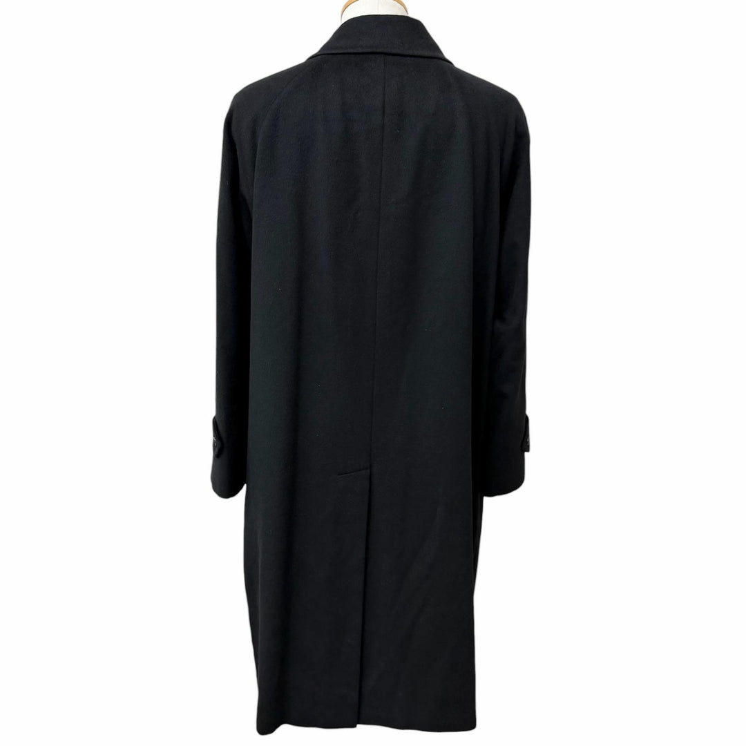 Great BURBERRY LONDON coat black cashmere mens